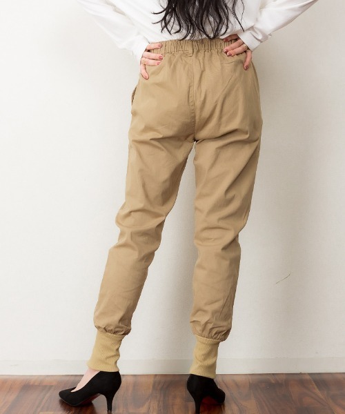 パンツ 裾リブスリットジョガーパンツ レディース : ZOZOTOWN Yahoo!店