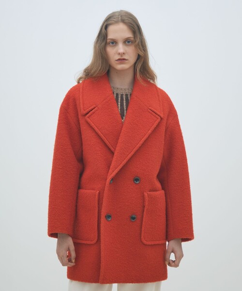 MACPHEE 　ブークレーボンディングダブルブレストコート MACPHEE（マカフィー） コート アウター ブークレーボンディング