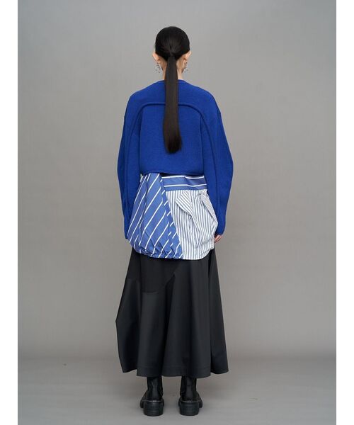 UN3D.（アンスリード） スカート WAVE ASYMMETRY SKIRT / ウェーブ