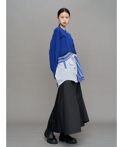 UN3D.（アンスリード） スカート WAVE ASYMMETRY SKIRT / ウェーブ