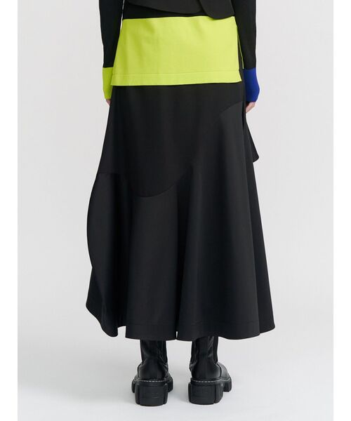 UN3D.（アンスリード） スカート WAVE ASYMMETRY SKIRT / ウェーブ