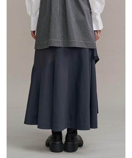 WAVE ASYMMETRY VEST ウェーブアシンメトリー　ベスト　スカート WAVE ASYMMETRY VEST【セットアップ着用可能
