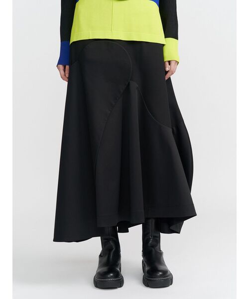 WAVE ASYMMETRY VEST ウェーブアシンメトリー　ベスト　スカート WAVE ASYMMETRY VEST【セットアップ着用可能
