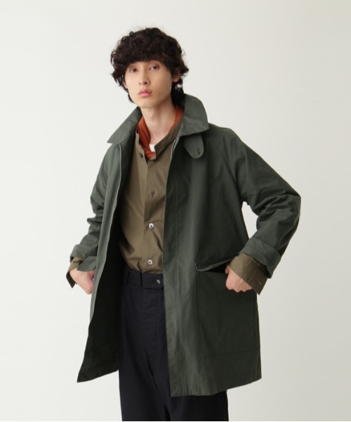 【美品】マーガレットハウエル ステンカラーコート ライナー付き XL 中古・古着通販】MARGARET HOWELL (マーガレットハウエル) ライナー付