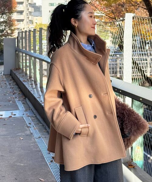 le.coeur blanc（ルクールブラン） コート アウター スタンドネック