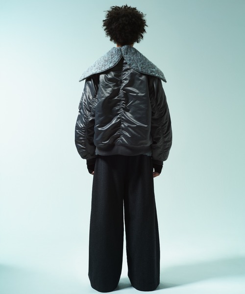 Camphor wood パーカー SAILOR COLLAR SHAGGY HOODIE / セーラーカラー
