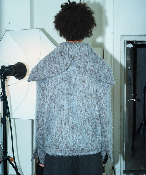 Camphor wood パーカー SAILOR COLLAR SHAGGY HOODIE / セーラーカラー