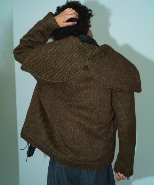 Camphor wood パーカー SAILOR COLLAR SHAGGY HOODIE / セーラーカラー