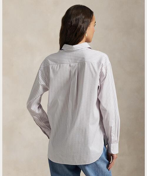 RALPHLAUREN　ラルフローレン　シャツ　ブラウス　ストライプ　美品 POLO RALPH LAUREN（ポロ・ラルフローレン） ブラウス シャツ