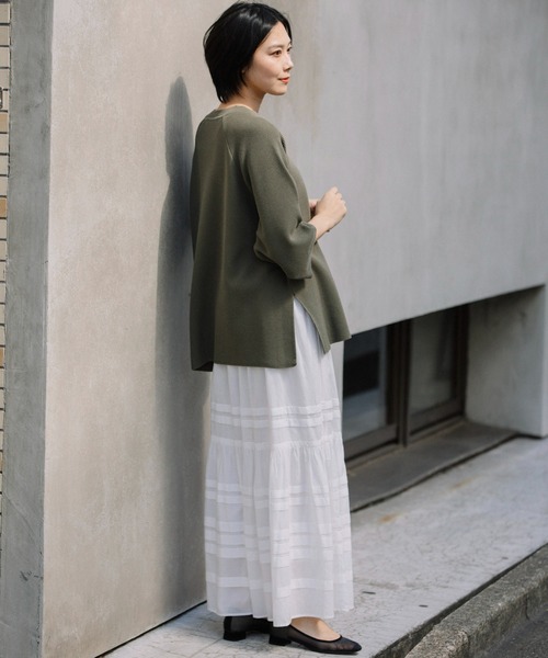 「Munich」 7分袖カットソー FREE ブラック レディース_画像5