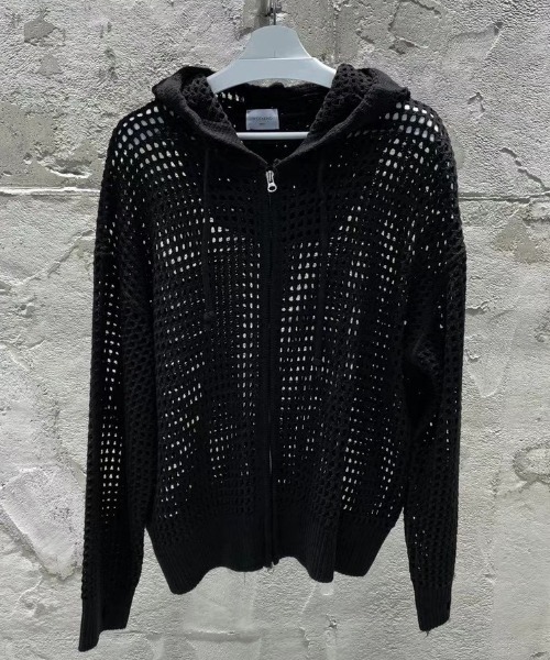 「.KOM」 ジップアップパーカー FREE アイボリー メンズ_画像4