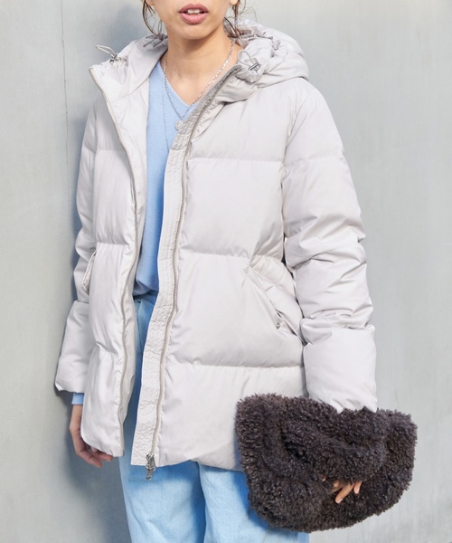 IENA（イエナ） ダウンジャケット 38 アイボリー レディース