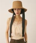 帽子 ハット レディース ロングリボンワイドブ...の詳細画像5