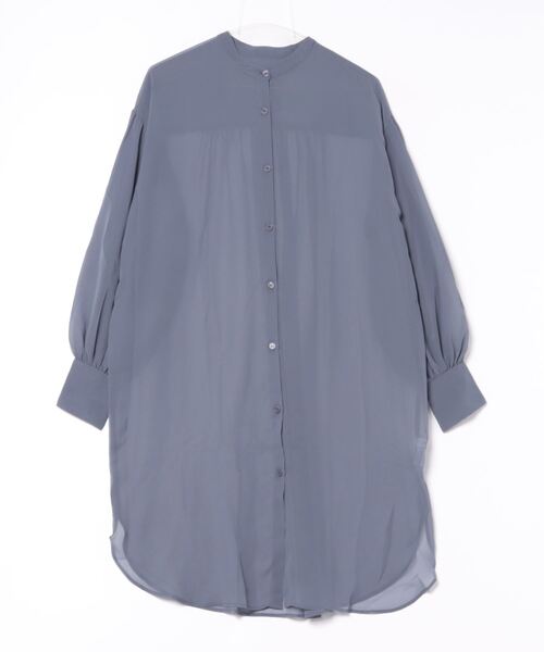 「LOWRYS FARM」 長袖ワンピース FREE ブルー レディース_画像2