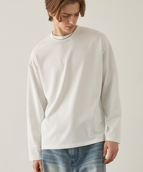 EASENCE tシャツ 「EASENCE」ボックスシルエット サイドスリット