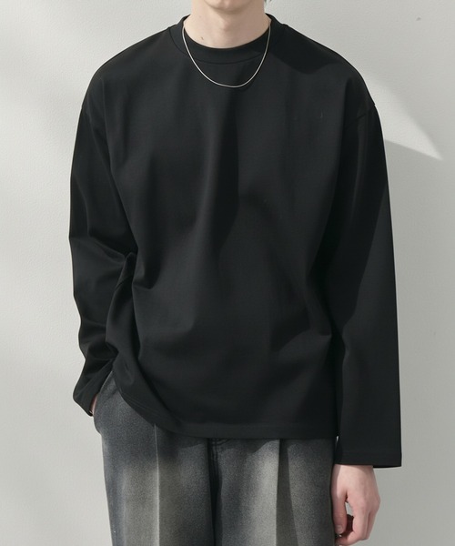EASENCE tシャツ 「EASENCE」ボックスシルエット サイドスリット