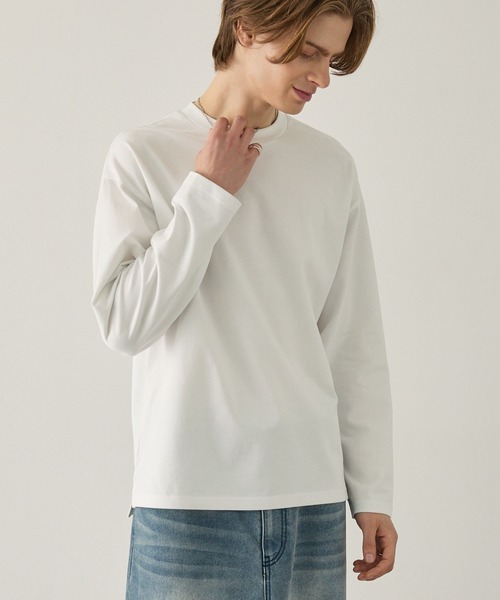 EASENCE tシャツ 「EASENCE」ボックスシルエット サイドスリット