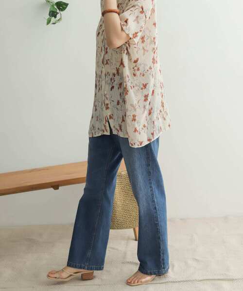 「URBAN RESEARCH DOORS」 デニムパンツ 36 ブルー レディース_画像3