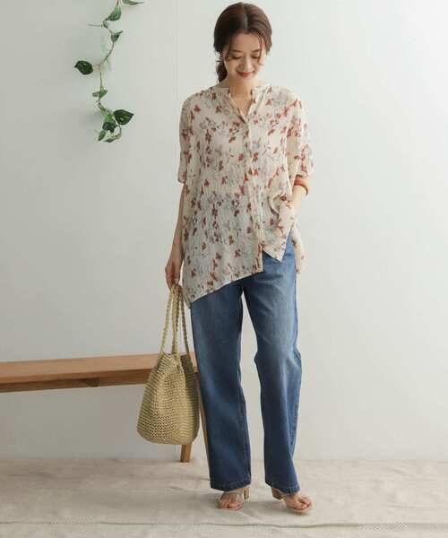 「URBAN RESEARCH DOORS」 デニムパンツ 36 ブルー レディース_画像7