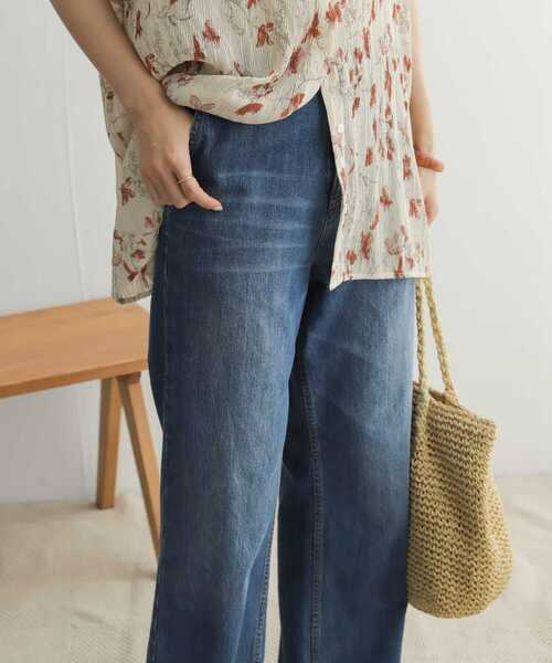「URBAN RESEARCH DOORS」 デニムパンツ 36 ブルー レディース_画像9