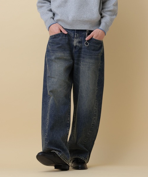 RAGEBLUE（レイジブルー） ワイドパンツ ジーンズ 12oz Barrel Leg
