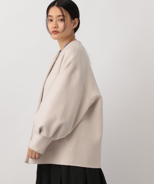 「A part by」 ノーカラーコート FREE グレー系その他 レディース_画像7