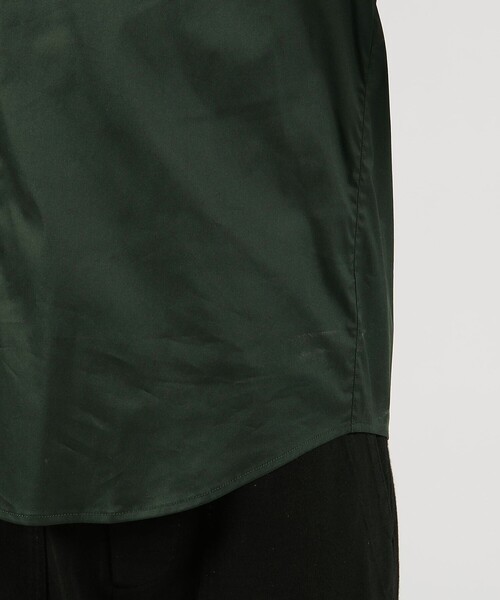 「JAMES PERSE」 長袖シャツ 1 ダークグリーン メンズ_画像8