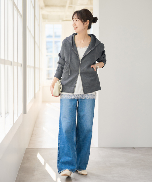 Spick&Span(スピック アンド スパン) パーカー 「新色有り / 追加 Spick&Span(スピック アンド スパン) パーカー 「新色有り / 追加