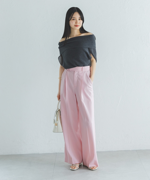 NOBLE（ノーブル） スラックス パンツ 「追加・WEB限定カラー