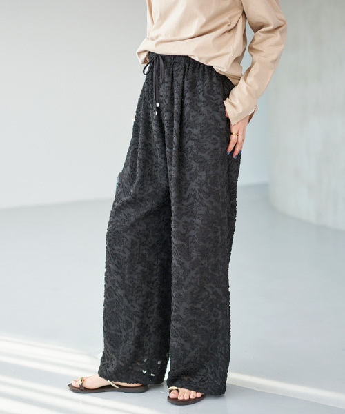 Spick & Span ジョーゼットイージーパンツ 新色有り / 追加》ジョーゼットイージーパンツ（スラックス）｜Spick