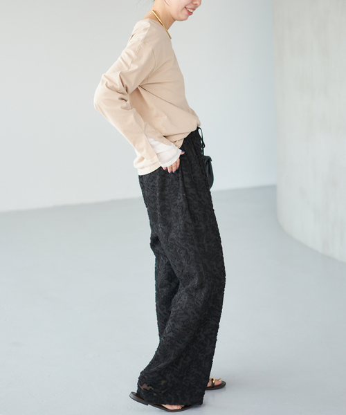 Spick＆Span（スピック アンド スパン） ワイドパンツ パンツ 「追加