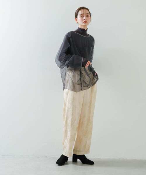 「SENSE OF PLACE by URBAN RESEARCH」 スラックス MEDIUM ベージュ レディース_画像8