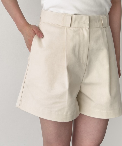 CANAL JEAN/El mar　コットンクロップドパンツ CANAL JEAN（キャナルジーン） パンツ El mar コットンショートパンツ