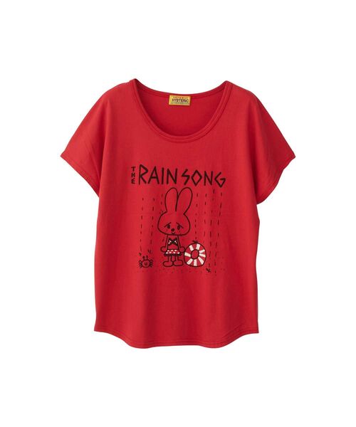 HYSTERIC GLAMOUR（ヒステリックグラマー） 半袖Tシャツ FREE レッド