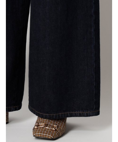 「LILY BROWN」 デニムパンツ 1 ネイビー レディース_画像2