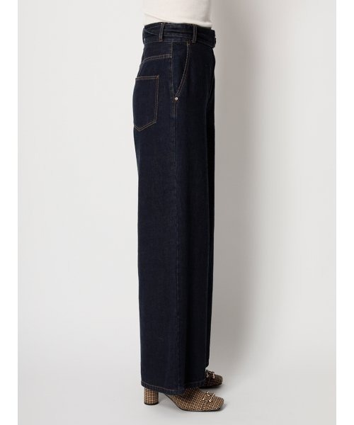 「LILY BROWN」 デニムパンツ 1 ネイビー レディース_画像5