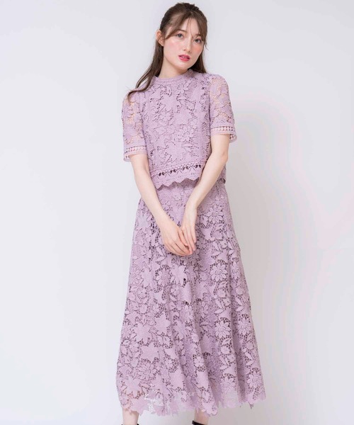 「NOELA」 フレアスカート S ブルー レディース_画像3