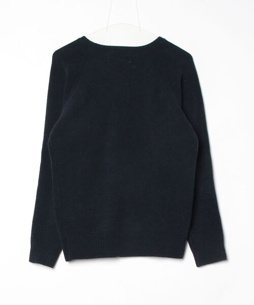 「BEAMS LIGHTS」 長袖ニット S ネイビー メンズ_画像2
