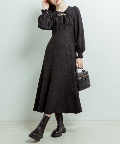 「OLIVE des OLIVE」 長袖ワンピース FREE ピンク レディース_画像5