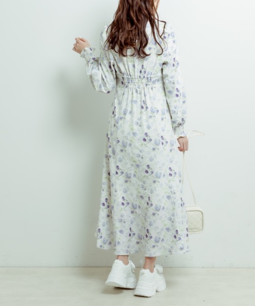 「OLIVE des OLIVE」 長袖ワンピース FREE ピンク レディース_画像8