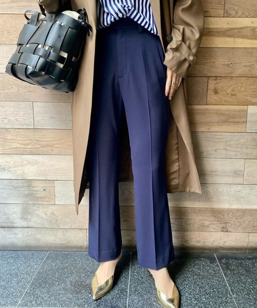 「journal standard L'essage」 パンツ 36 ネイビー レディース_画像2