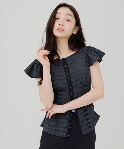 styling/ / スタイリング/ラッフルショルダートップス styling 