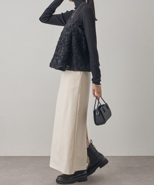「LOUNGEDRESS」 タイトスカート SMALL アイボリー レディース_画像4
