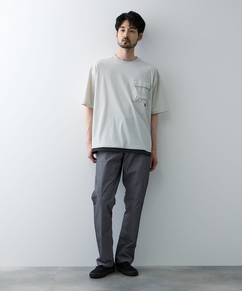 NAVY パンツ 「SARARI /サラリ」接触冷感 抗菌防臭 ドライ クール