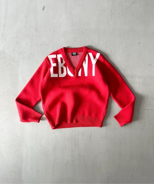 セーター ニット MOWALOLA Ebony relaxed jumper メンズ レディースの画像