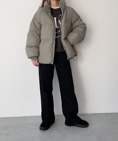 「CANAL JEAN」 「El mar」ナイロンブルゾン LARGE グレー レディース_画像8