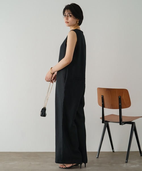 くぅママ専用　新品ラウンジドレスオールインワン Loungedress（ラウンジドレス） オールインワン FREE ベージュ