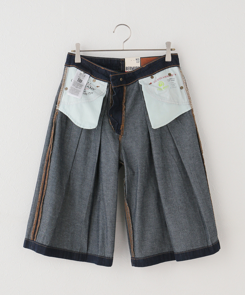 ワイドパンツ ハーフパンツ パンツ 短パン GUESS JEANS / ゲス