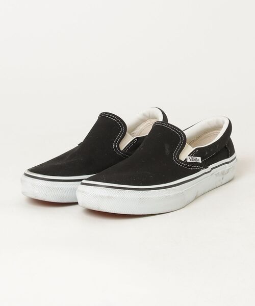 VANS（ヴァンズ） スリッポン 23cm ブラック レディース : ZOZOTOWN 