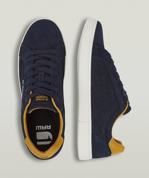 G-STAR RAW スニーカー Cadet IV Sneakers/デニムレザー異素材ミックス